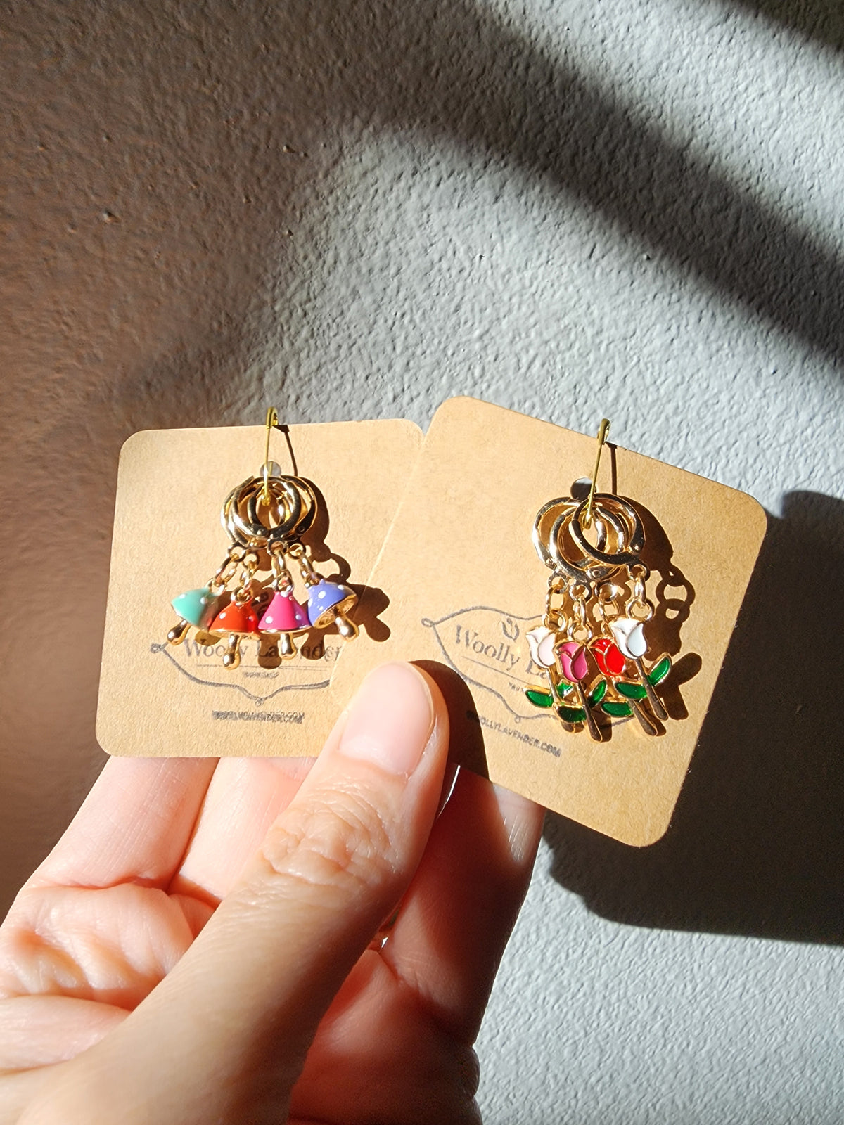 Mushroom W/ 12 mm Clasp (4pcs)