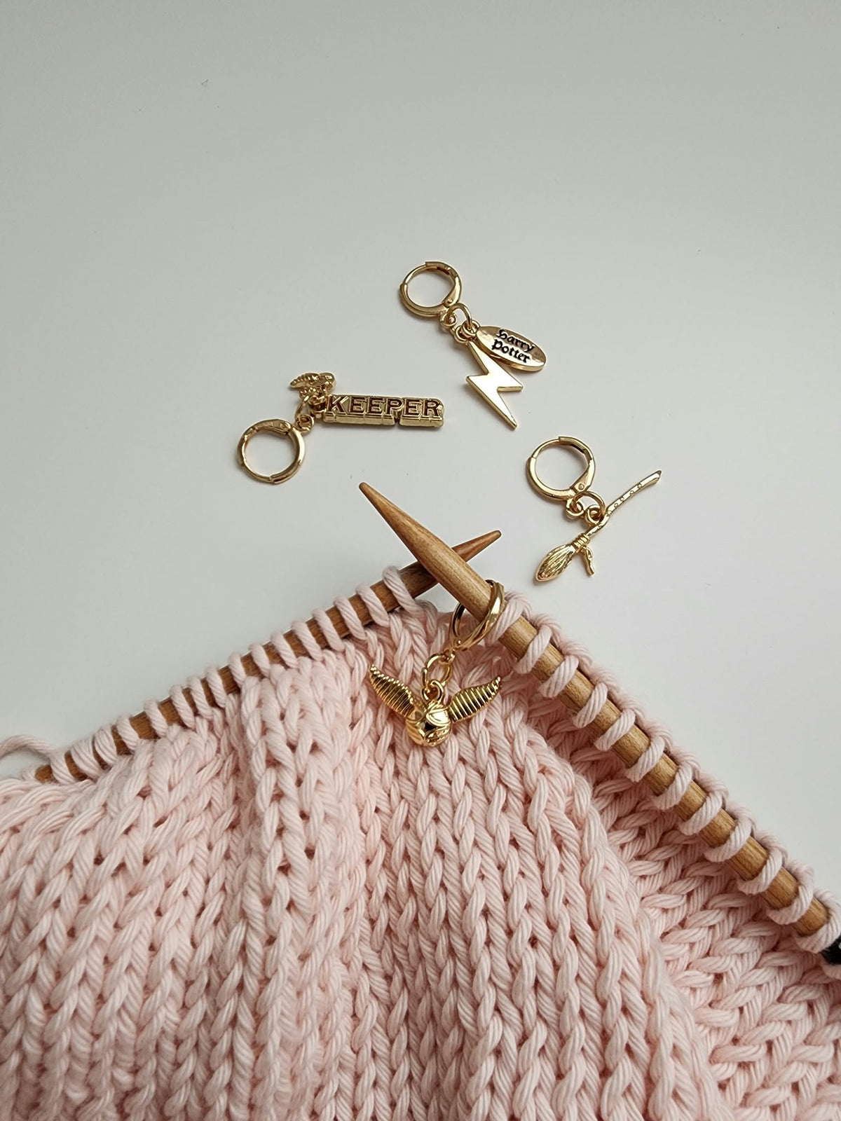 The Yarnkeeper’s Wizard Stitch Marker Set (4pcs)
