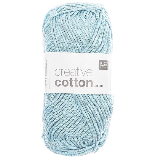 Creative Cotton Aran - Light blue 32
