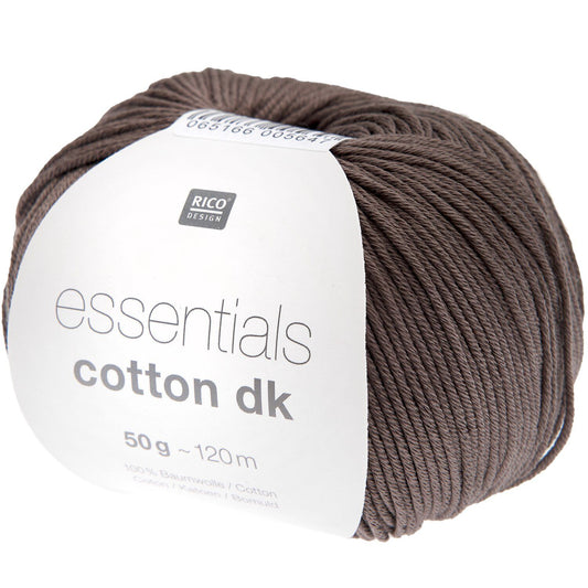 Essentials Cotton dk Brown 113