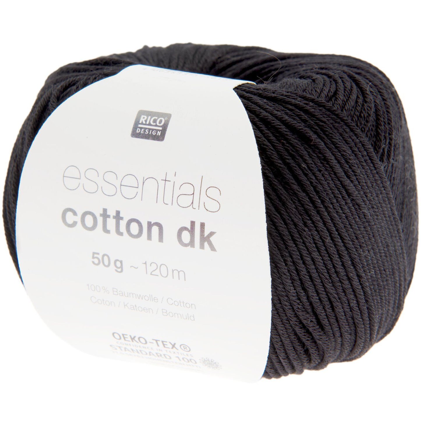 Essentials Cotton dk - Black 090
