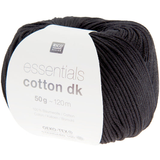 Essentials Cotton dk - Black 090