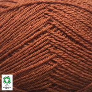 Organic Summer Wool Burnt Orange  - 2070