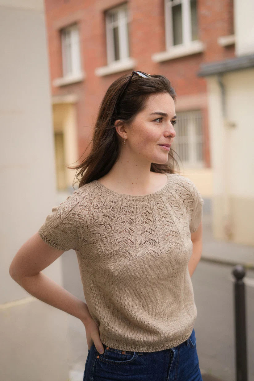 Romane Tee Pattern Kit – Sunny Linen