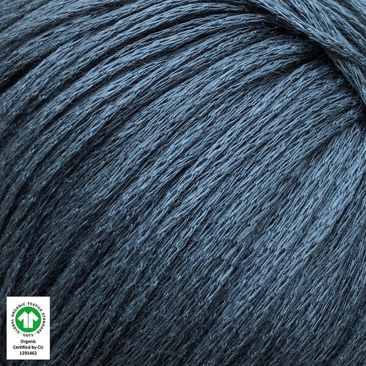 LØVETAND Organic Linen MIDNIGHT BLUE - 432
