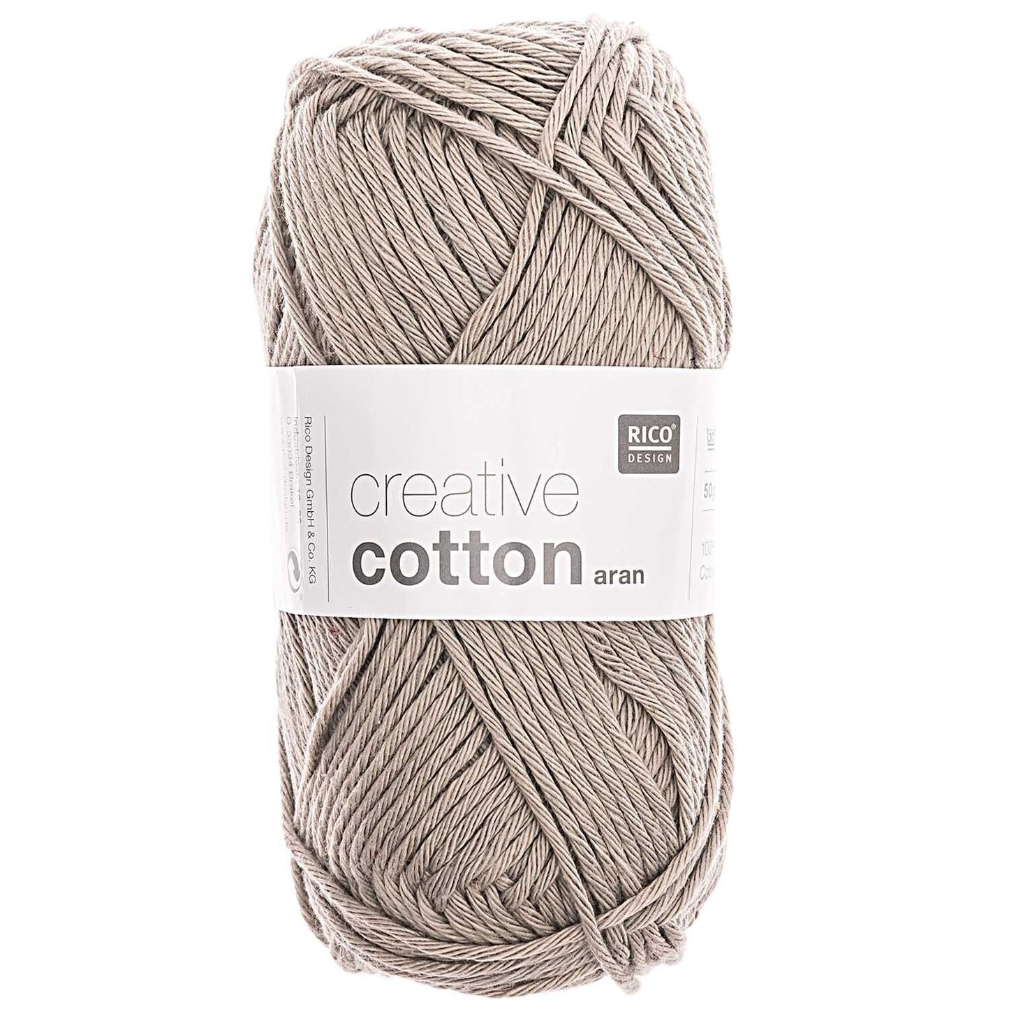Creative Cotton Aran - Pearl grey 52