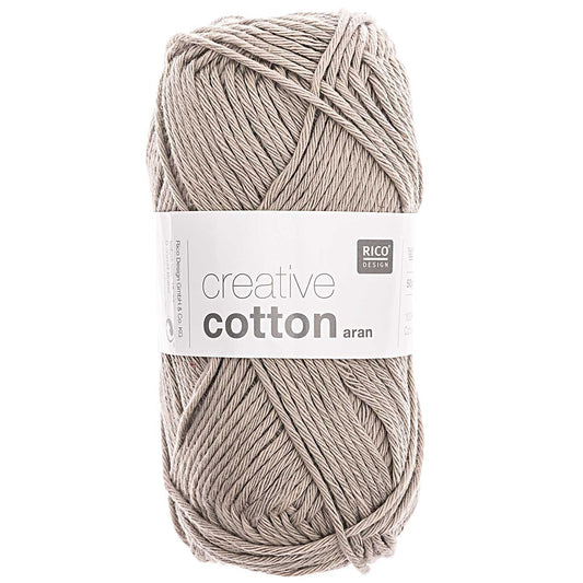 Creative Cotton Aran - Pearl grey 52