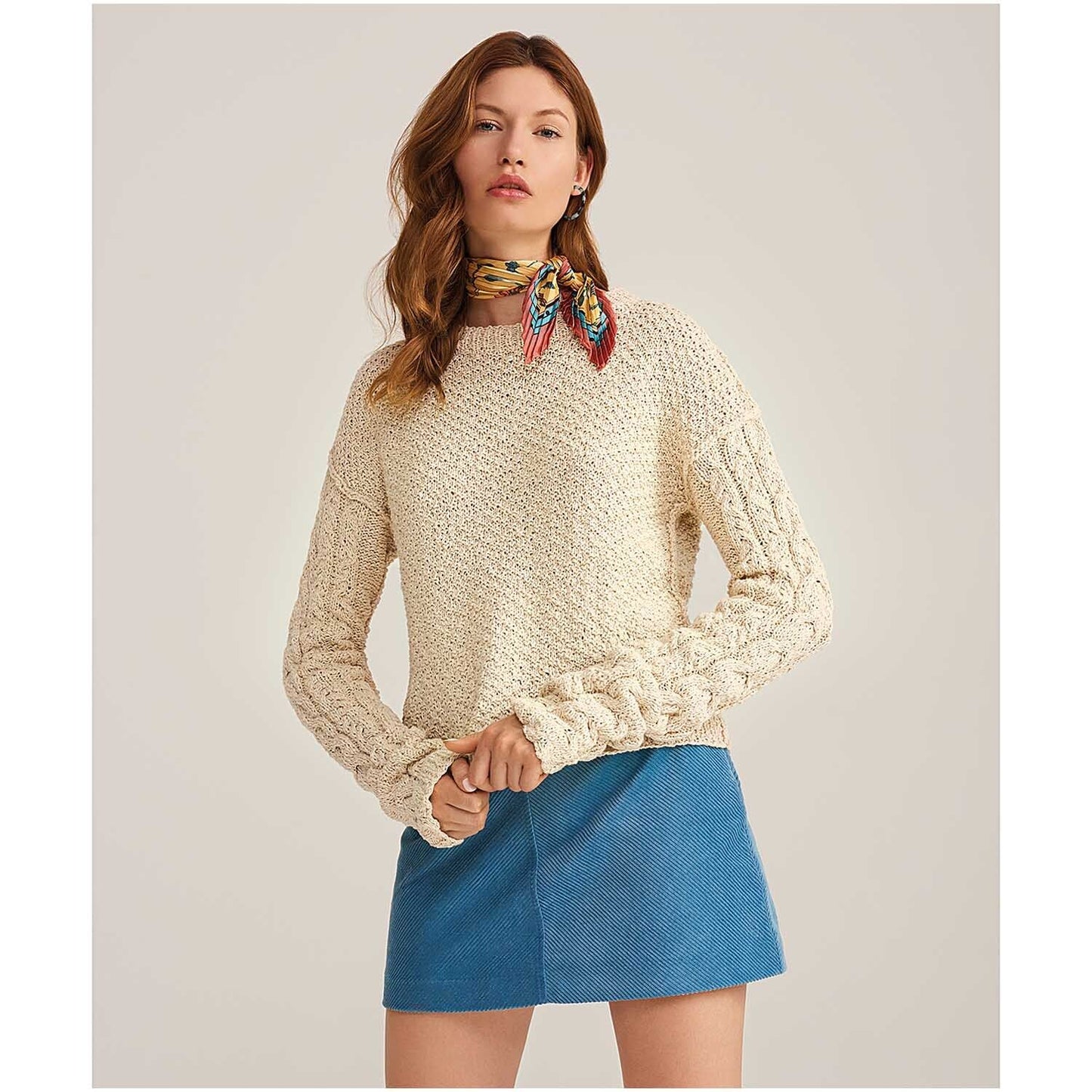 Fashion Linen Swell Aran - Ecru 002