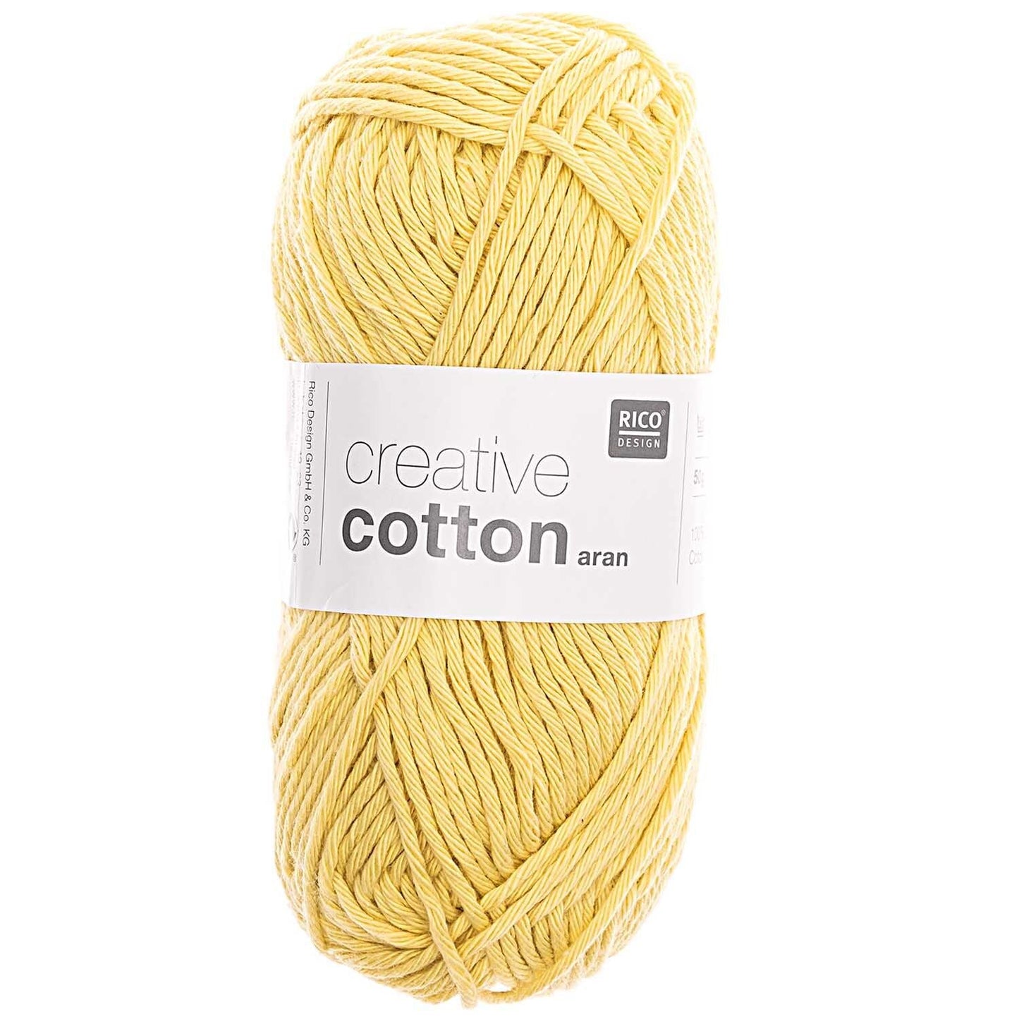 Creative Cotton Aran - Light yellow 63