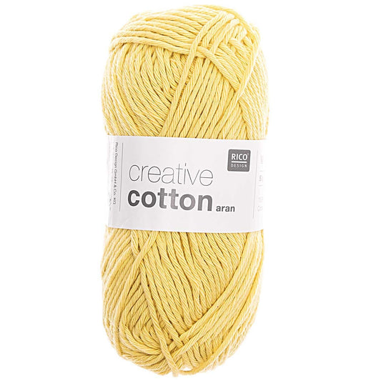 Creative Cotton Aran - Light yellow 63