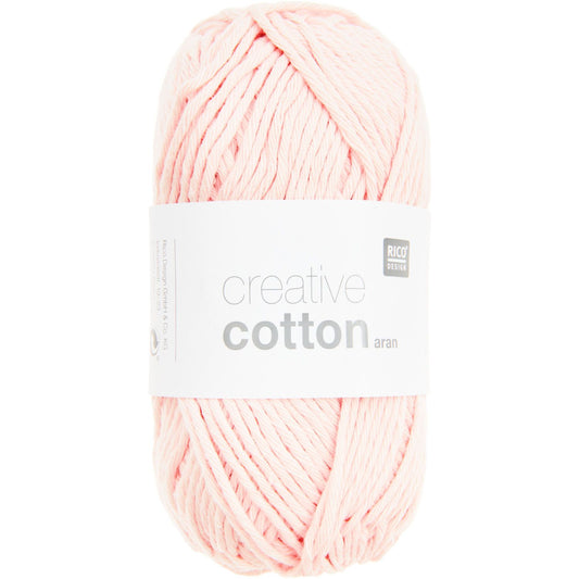 Creative Cotton Aran - Pastel pink 02