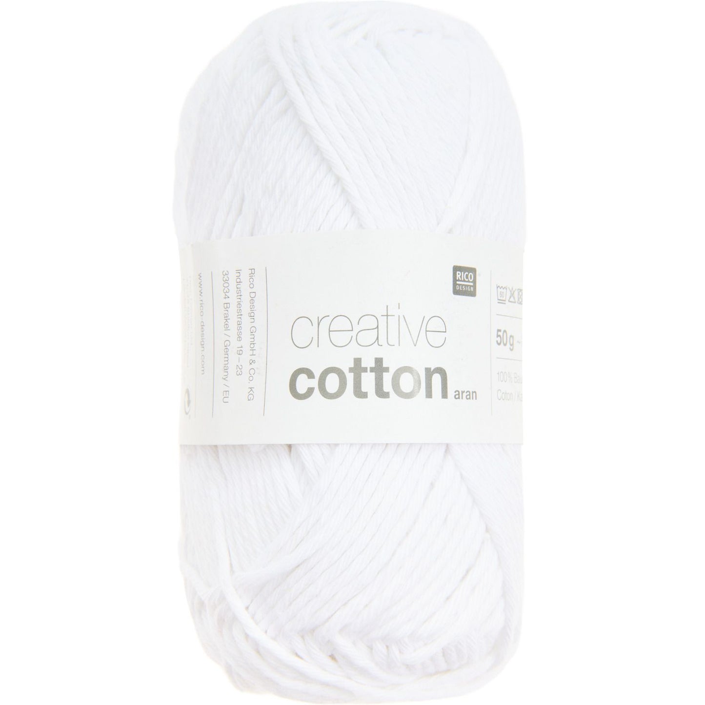 Creative Cotton Aran - White 80