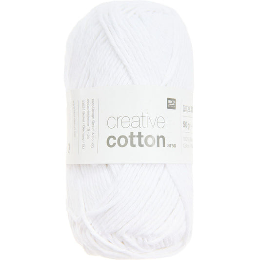Creative Cotton Aran - White 80