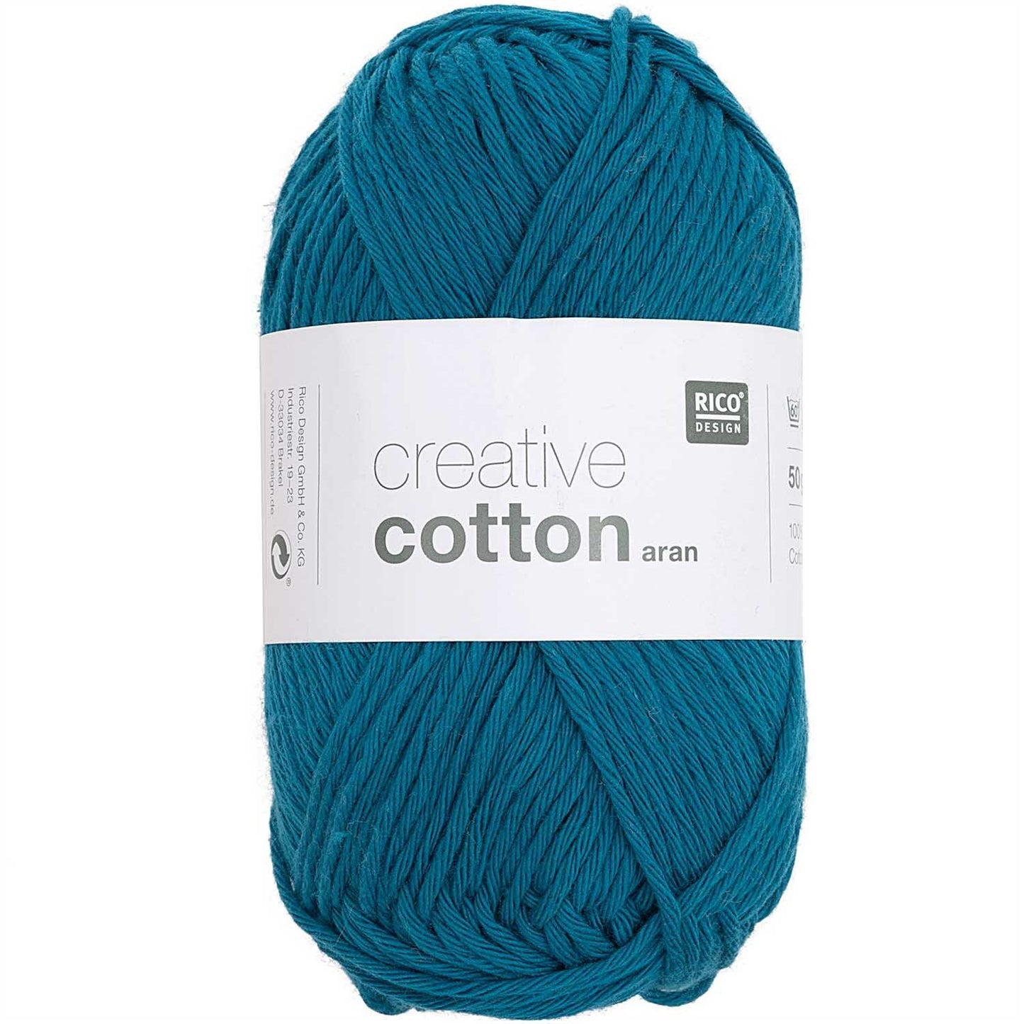 Creative Cotton Aran - Ocean blue 82
