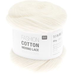Fashion Cotton Merino Lace Cream 001