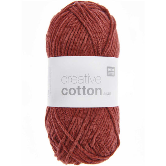 Creative Cotton Aran - Rust 85