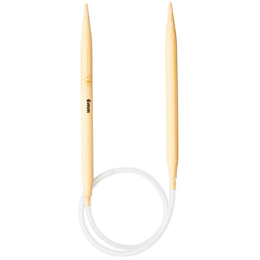 Circular knitting needle 40cm bamboo 6.0MM