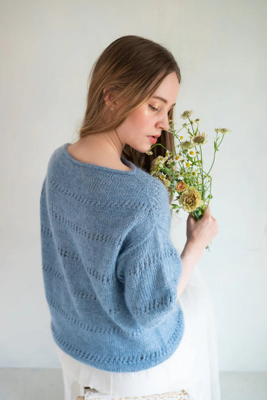 Inès Blouse Kit — Pearl Mohair