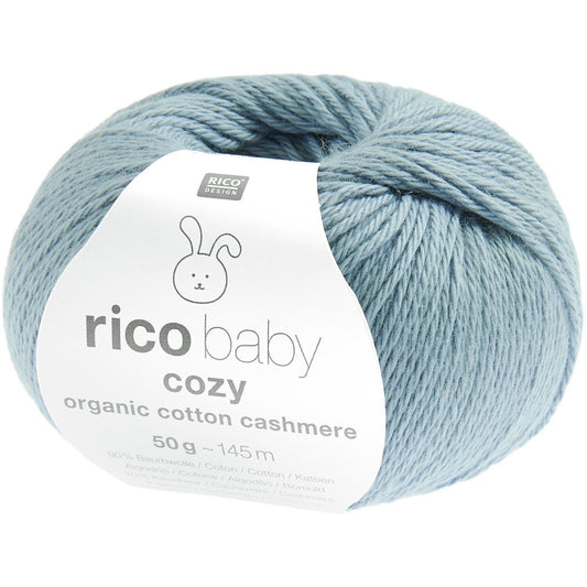 Baby Cozy Organic Cotton Cashmere Pigeon blue 013
