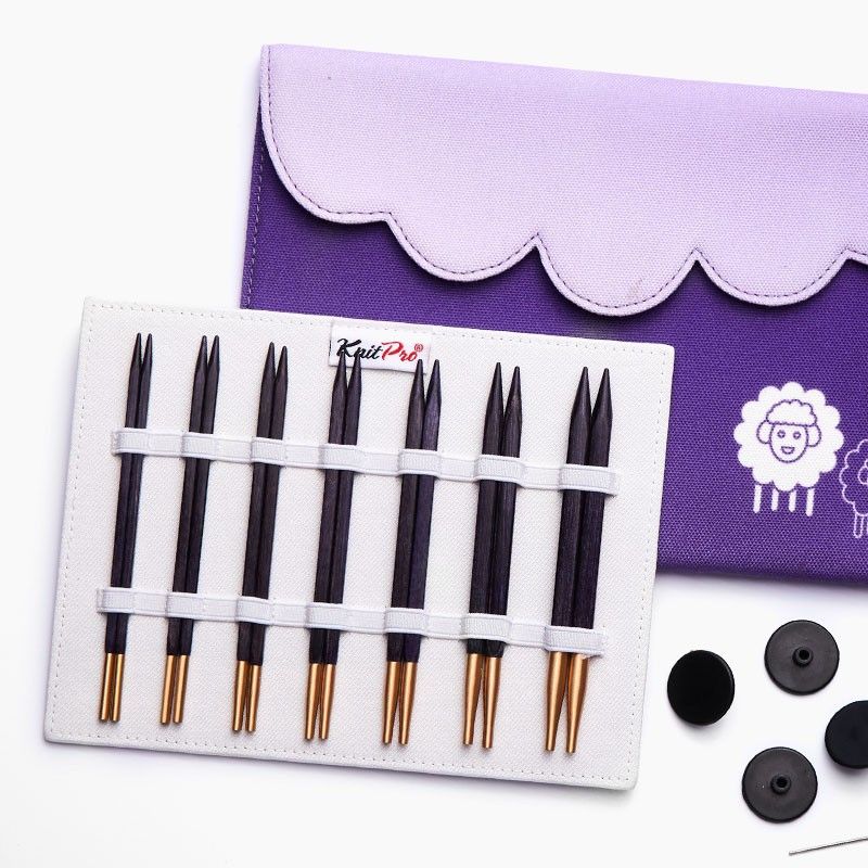 KnitPro - J'Adore Cubics - 5 in. Normal IC Deluxe Set