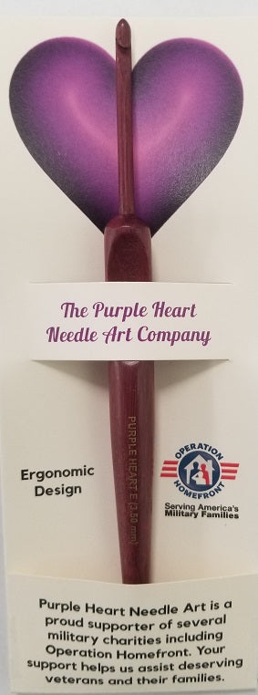 Purple Heart Ergonomic 6" Crochet Hook : US 7 (4.5mm)